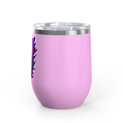 Mom Patrol Wine Tumbler | Fun Skeleton Design, Unique Gift for Moms, Halloween, Parties, Wine Lovers, Summer