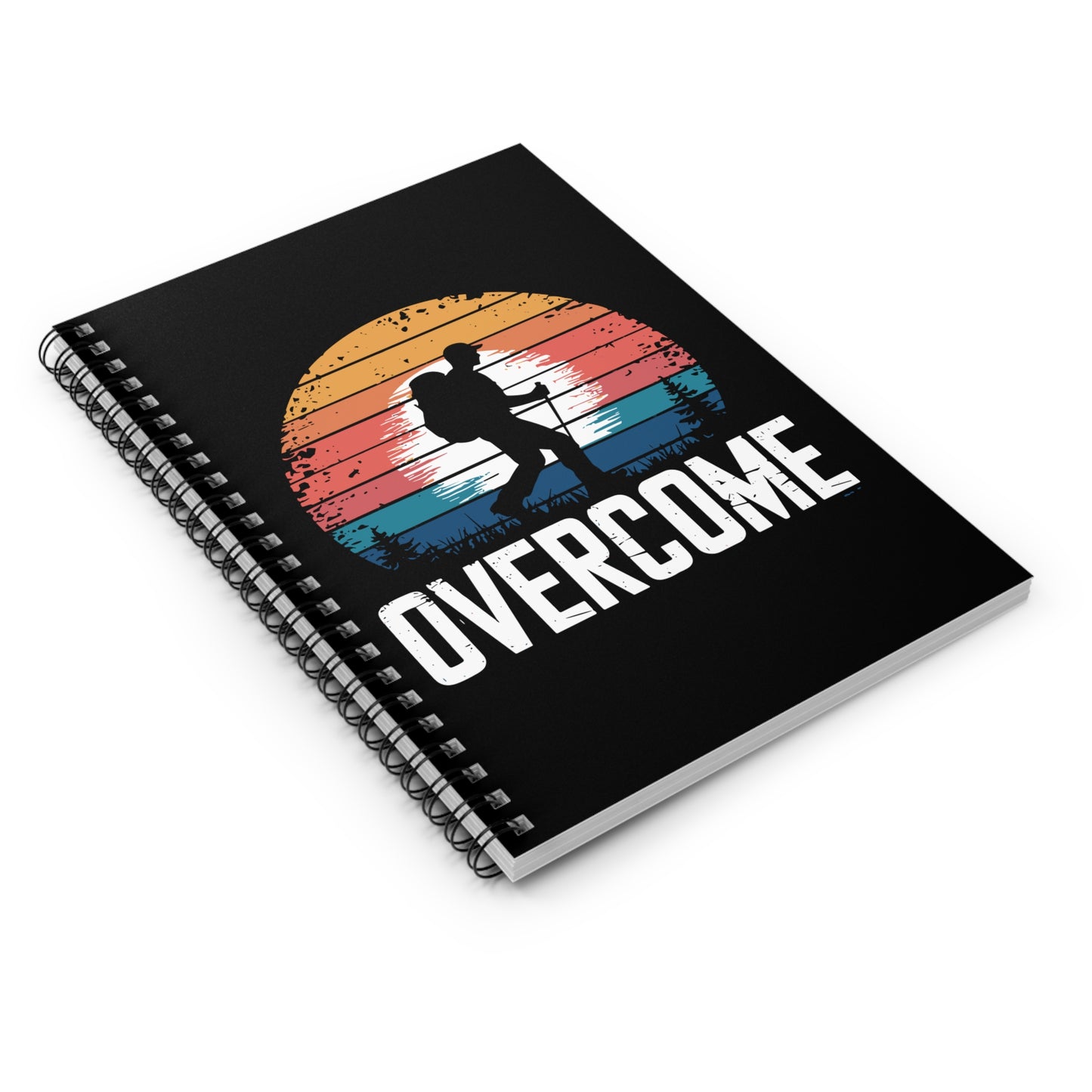 Overcome Journal Spiral Notebook - Ruled Line