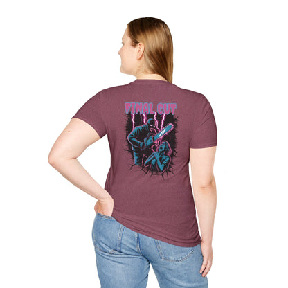 Final Cut Breaking Thru Slasher Halloween Graphic Halloween T-Shirt