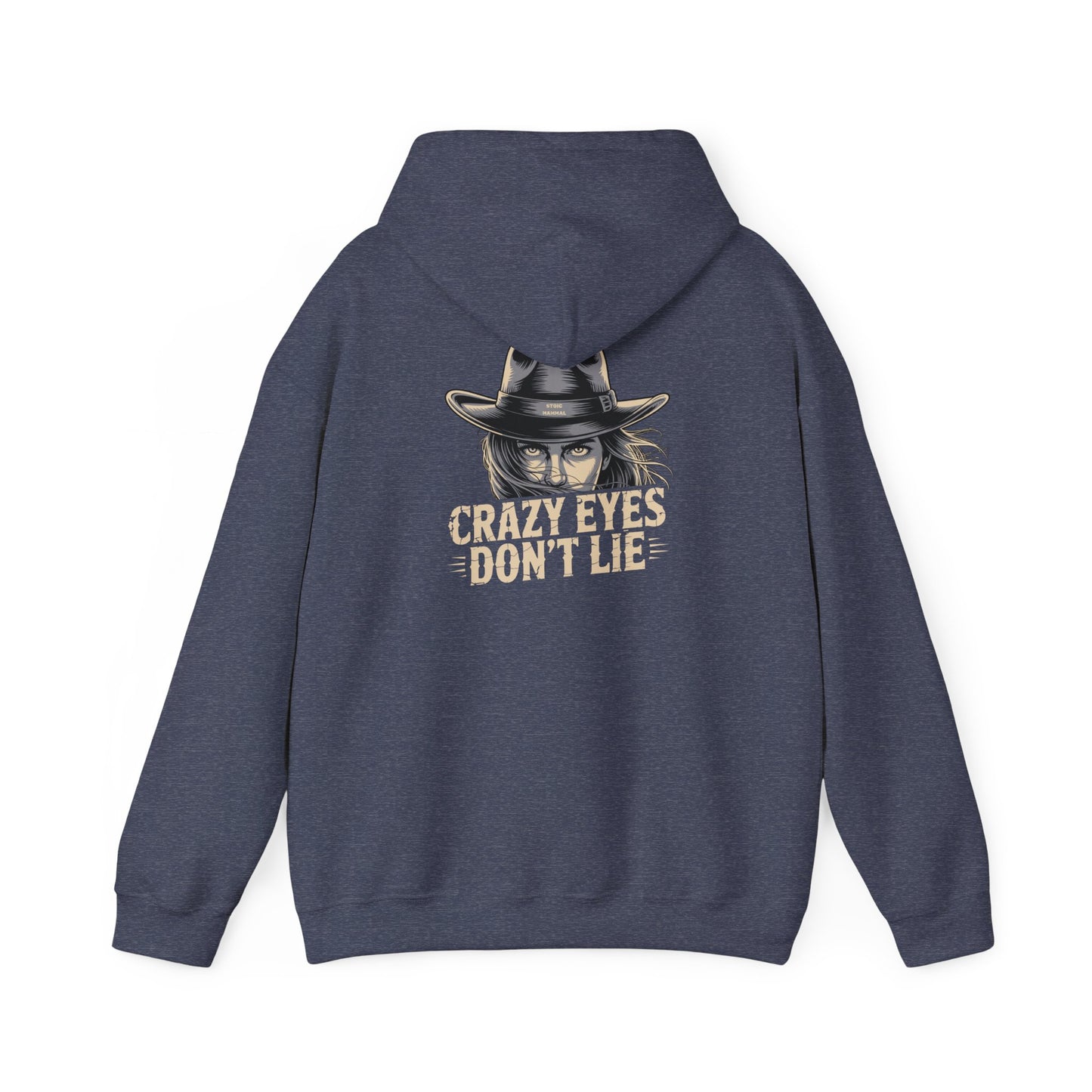 Crazy Eyes Don't Lie Western Cowgirl Graphic Hoodie