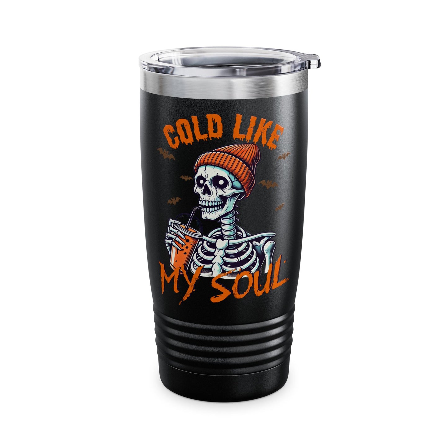 Halloween Cold Like My Soul Ringneck Tumbler, 20oz