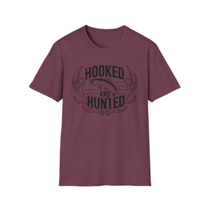 Hooked and Hunted Shield T Shirt
