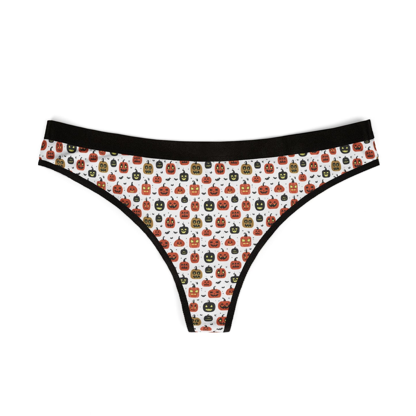 Jack O' Lantern Halloween Women's Thongs