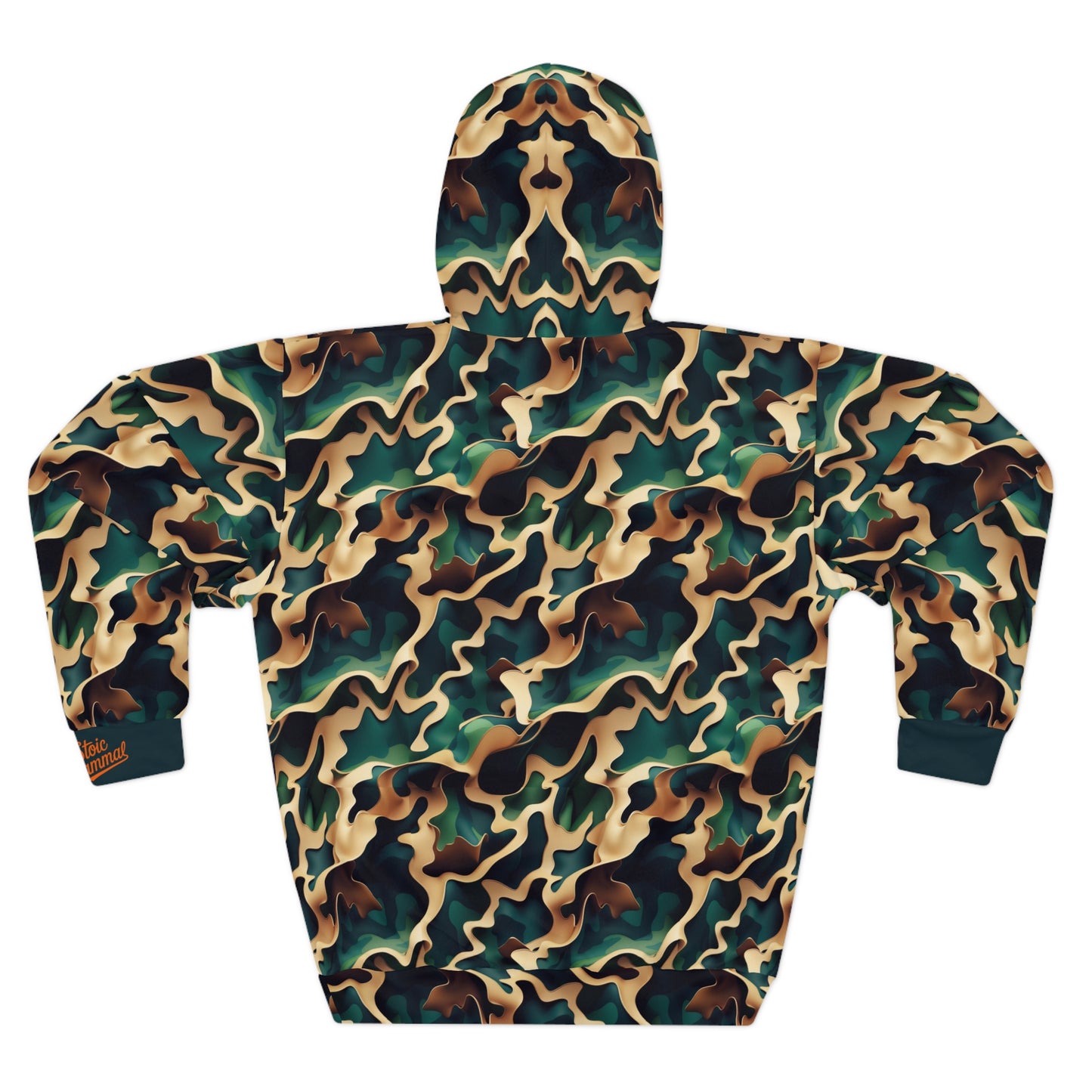 Adaptive Woodland Rebirth Camo Stealth Tactical Unisex Pullover Hoodie