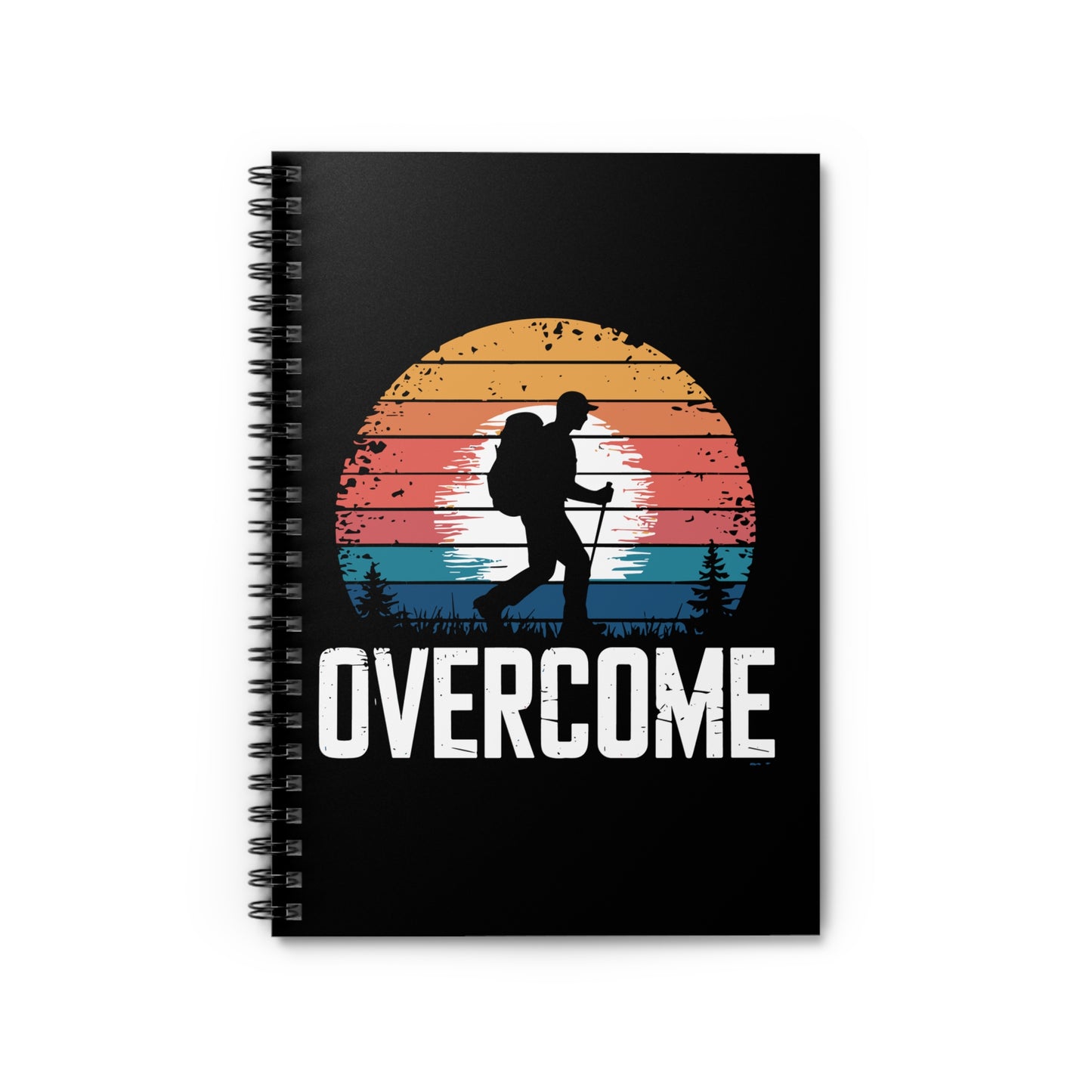 Overcome Journal Spiral Notebook - Ruled Line