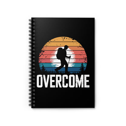 Overcome Journal Spiral Notebook - Ruled Line