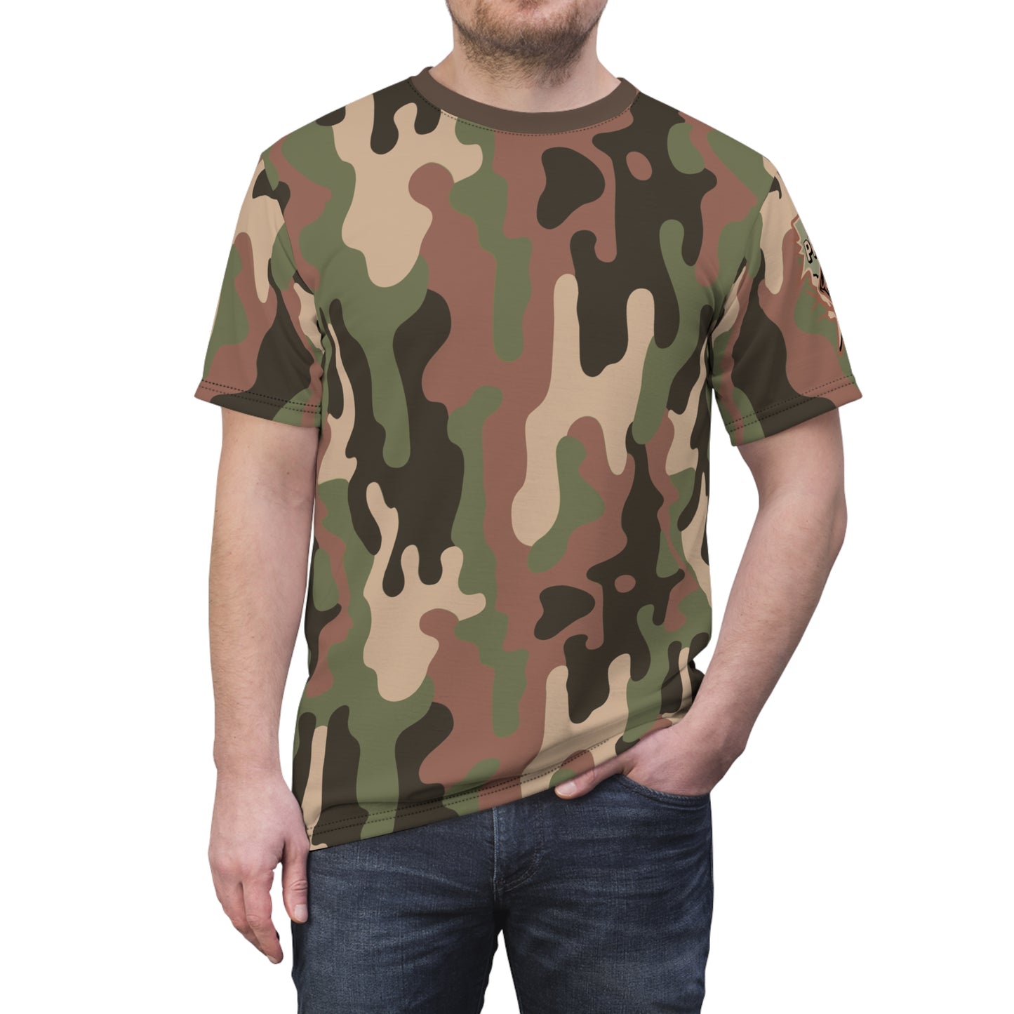 Dad Patrol Zombie Duck Camo Tee Bold Graphic Halloween Hardcore Dad