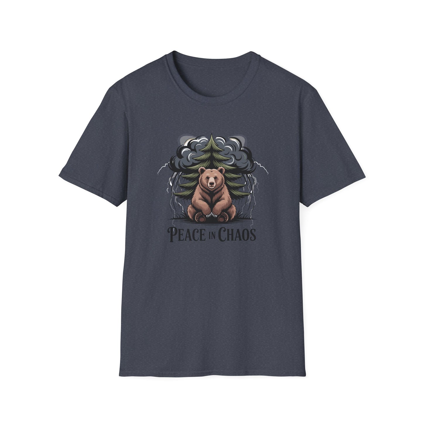 "Peace in Chaos" Grizzly Bear Graphic Tee