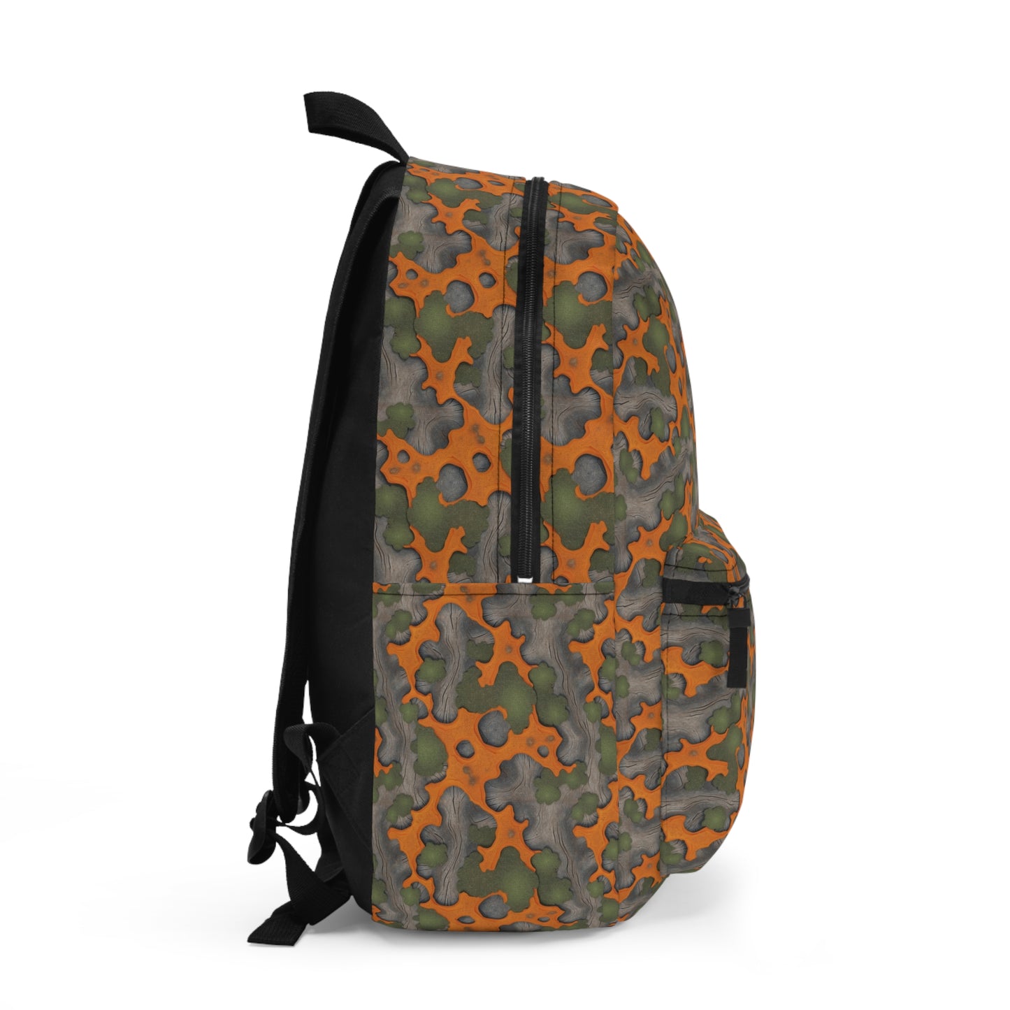 Backpack - Digi Camo Orange and Army Green Patterns