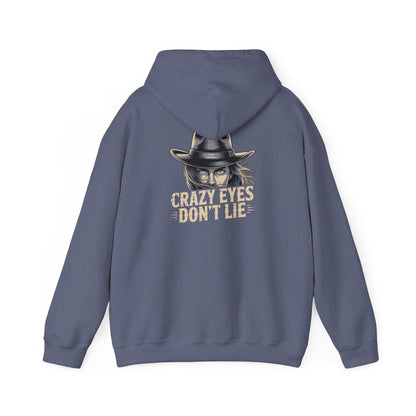 Crazy Eyes Don't Lie Western Cowgirl Graphic Hoodie