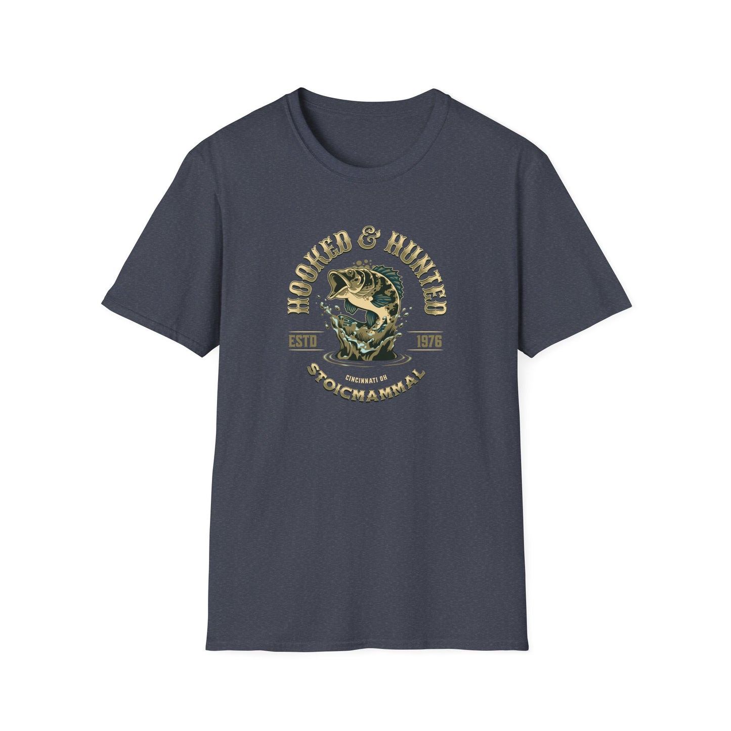 Hooked & Hunted Fishing T-Shirt