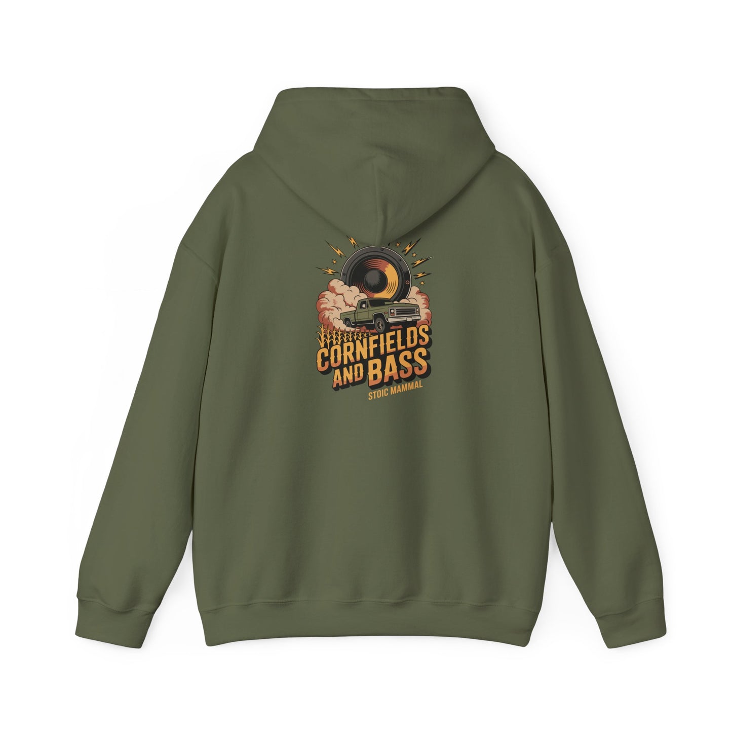 Cornfields and Bass Unisex Hoodie Stoic Mammal