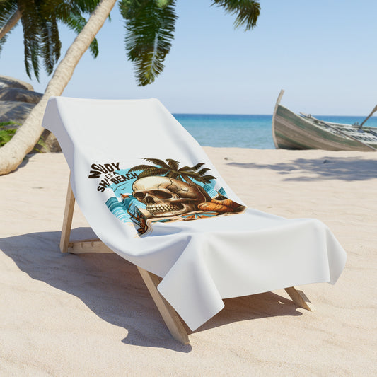 "Nobody Likes A Shady Beach" Beach Towel