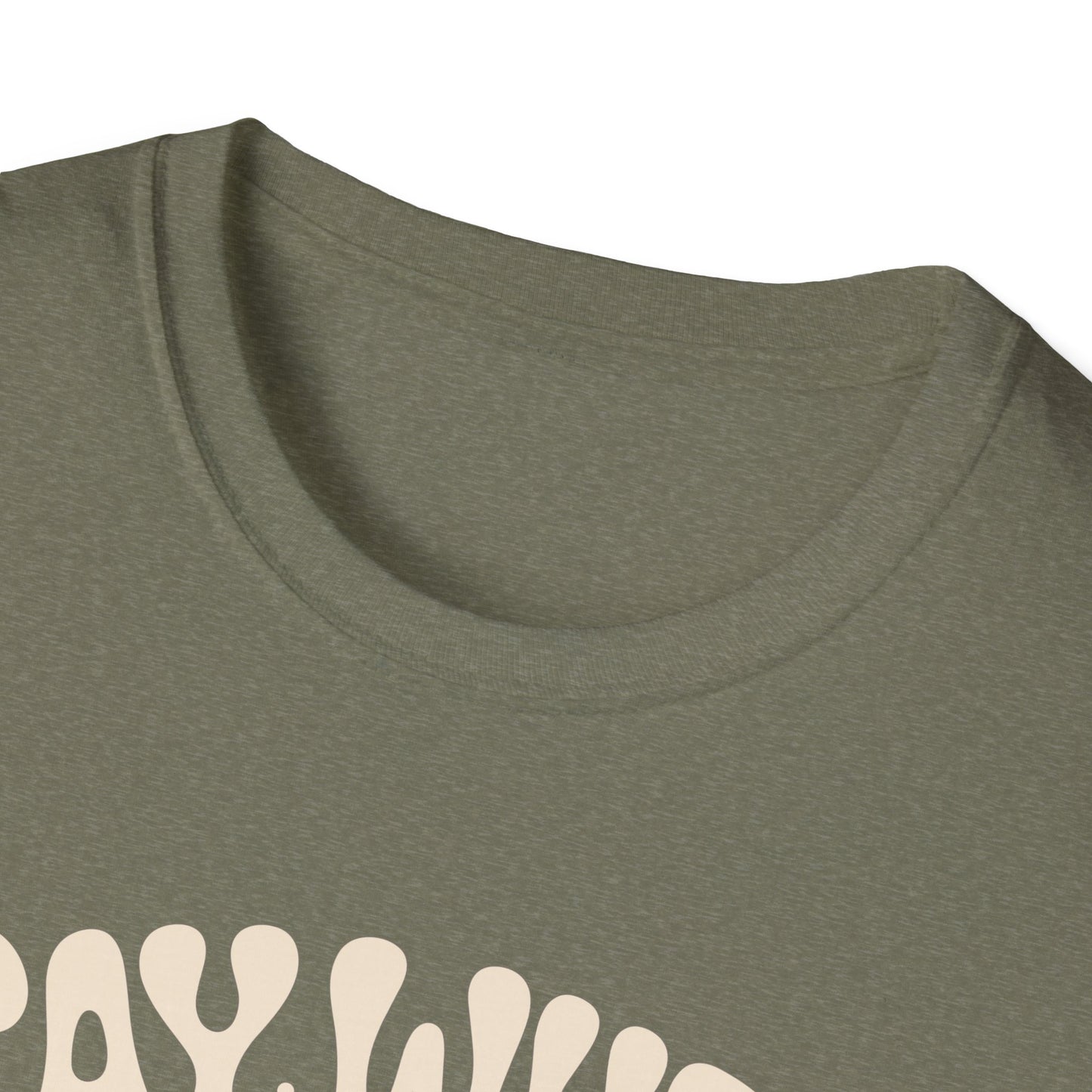 Stabby McPeachface Say When T-Shirt  Funny Retro Cartoon Knife Character