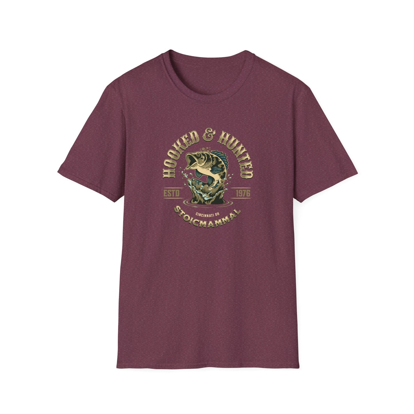 Hooked & Hunted Fishing T-Shirt