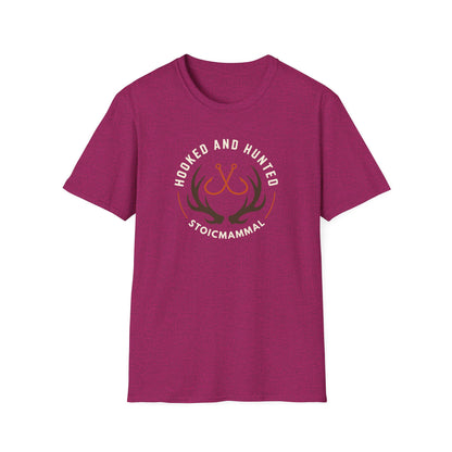 Hooked & Hunted Logo Style Fishing T-Shirt