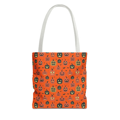 Halloween Jack O' Lantern Pumpkin Tote Bag