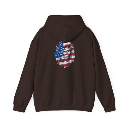 Stoic Mammal AF American Flag Unisex Hooded Sweatshirt