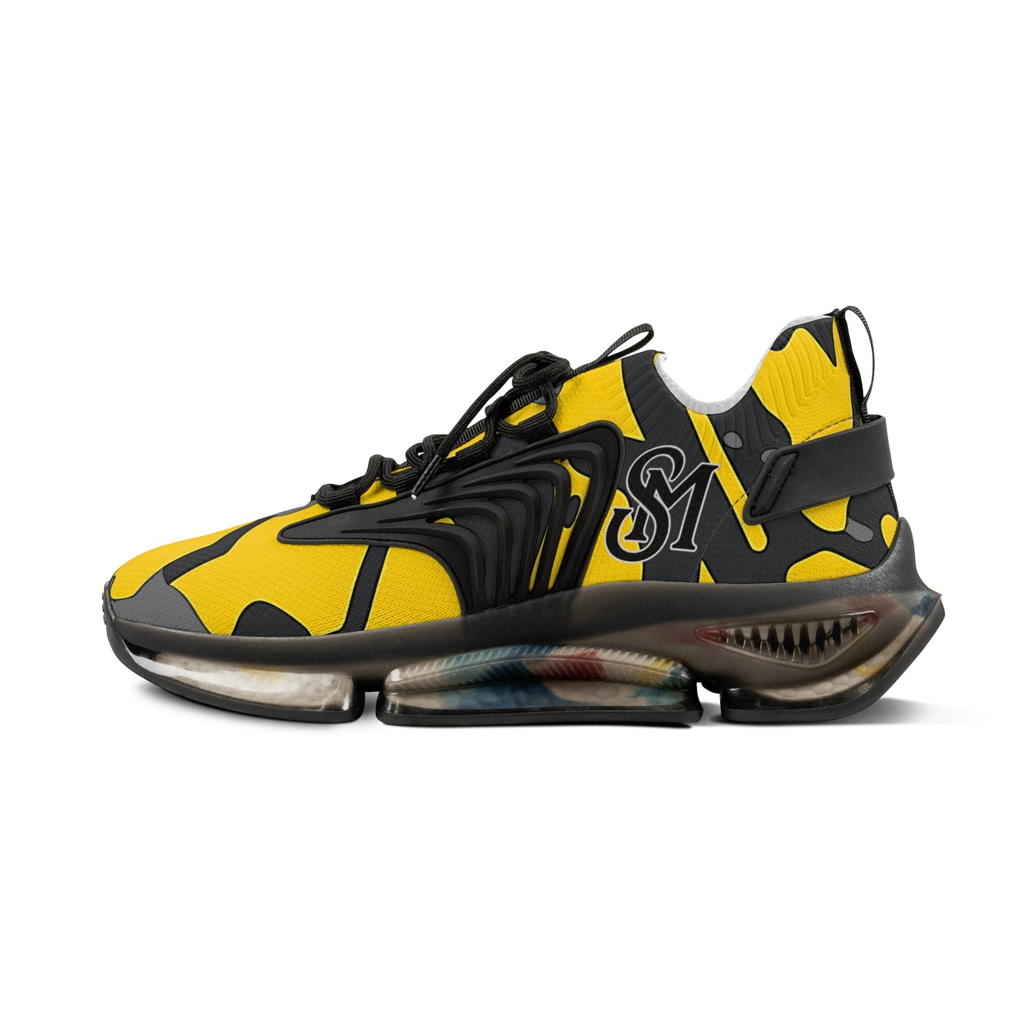 Hazard Camo Men's Mesh Sneakers