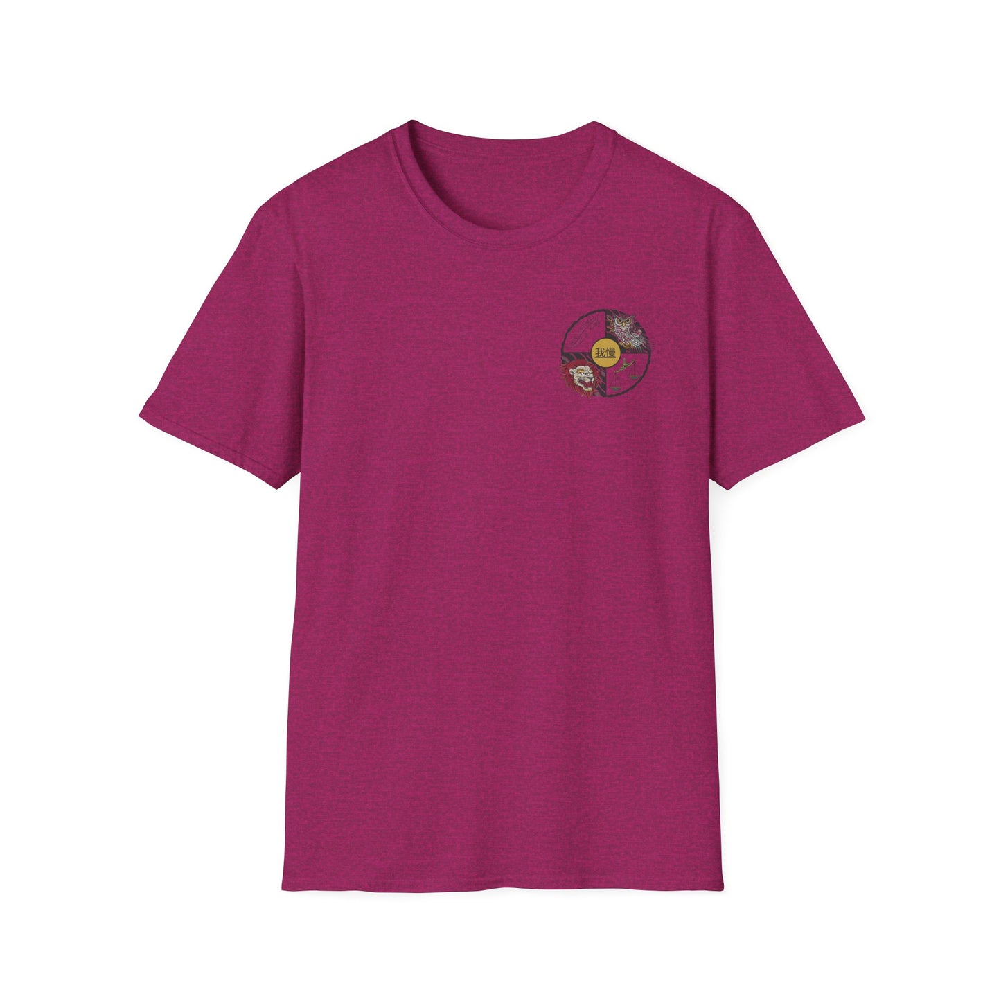 Warrior Spirit Samurai Bear T-Shirt Kanji Japanese Rising Sun Graphic Tee