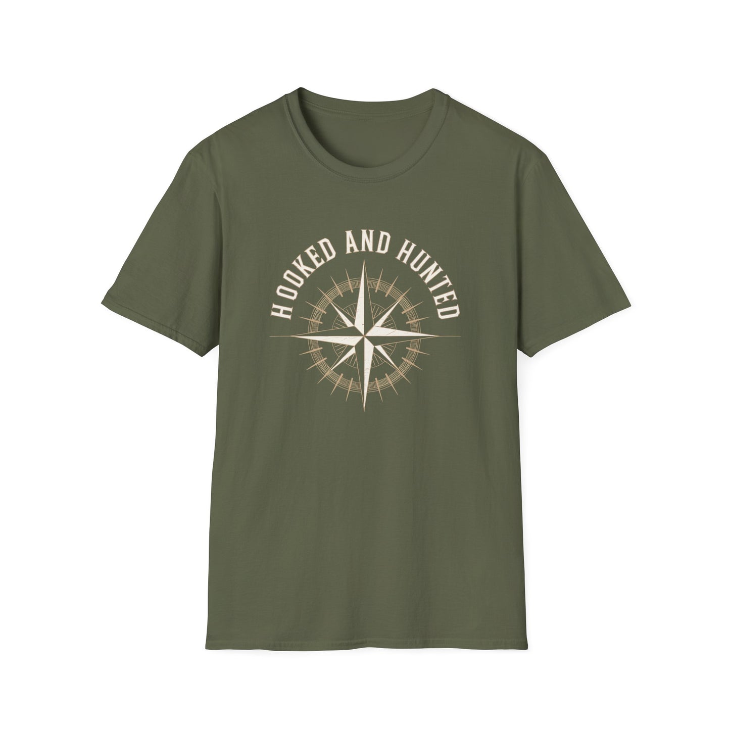 Compass Rose Hooked and Hunted T Shirt