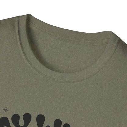 Miss Stabby Say When T-Shirt Funny Retro Cartoon Knife Girl Tee