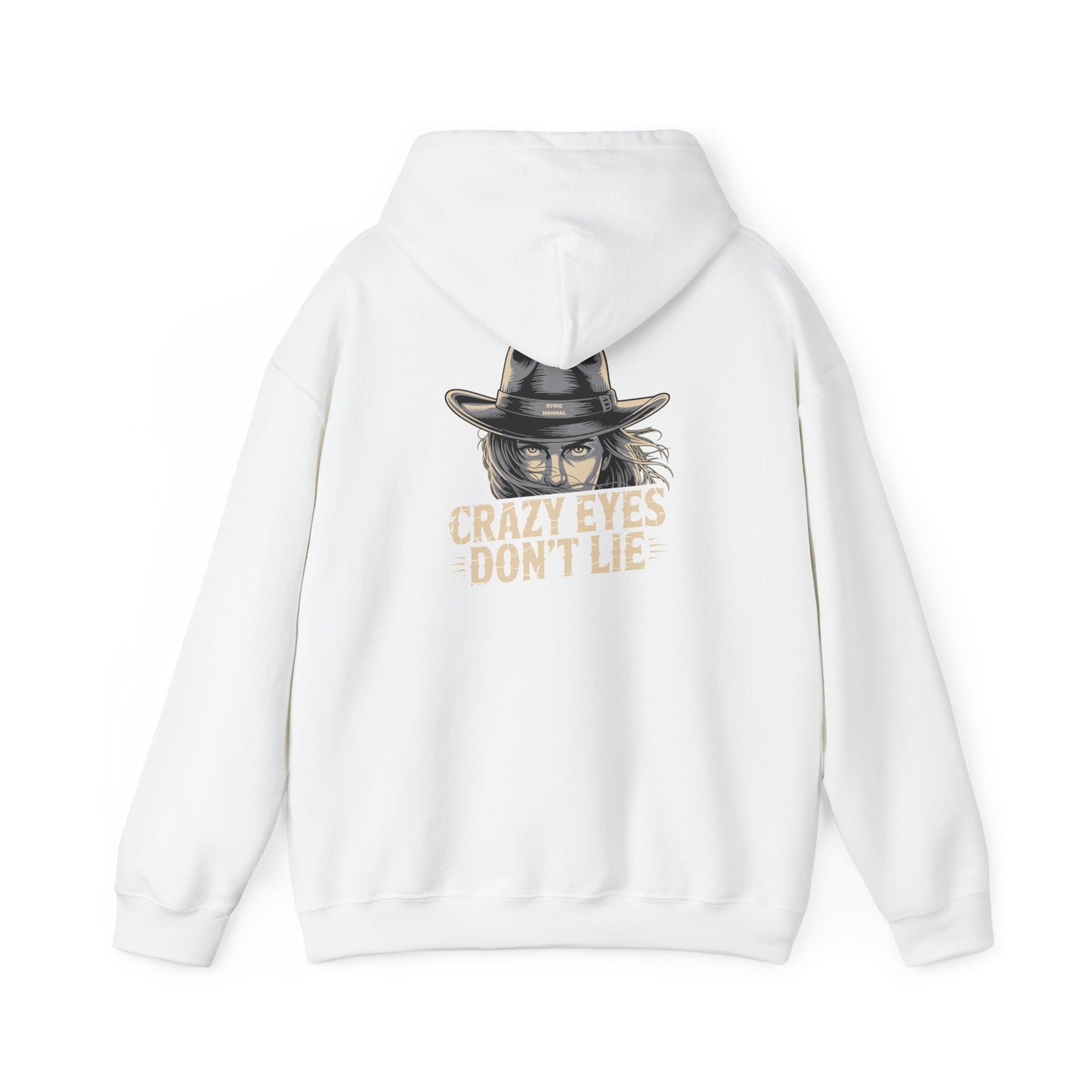 Crazy Eyes Don't Lie Western Cowgirl Graphic Hoodie