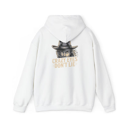 Crazy Eyes Don't Lie Western Cowgirl Graphic Hoodie