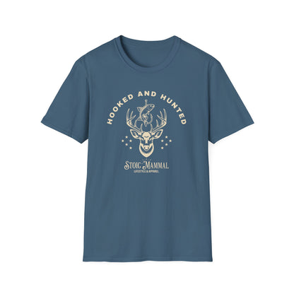Hooked and Hunted Stoic Branded T Shirt