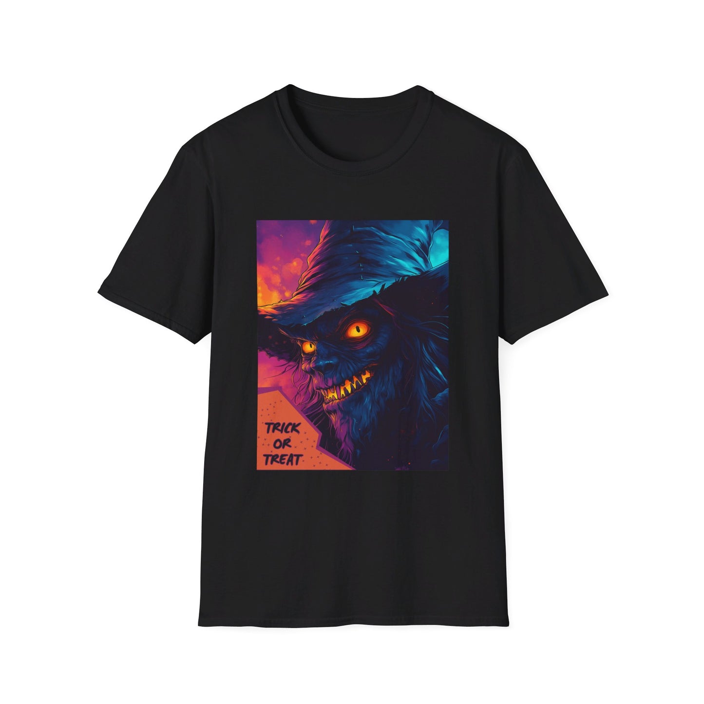 Wolf Witch Trick Or Treat Halloween T-Shirt