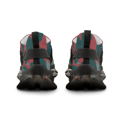 Fresh Crimson Digi Cam Men's Mesh Sneakers