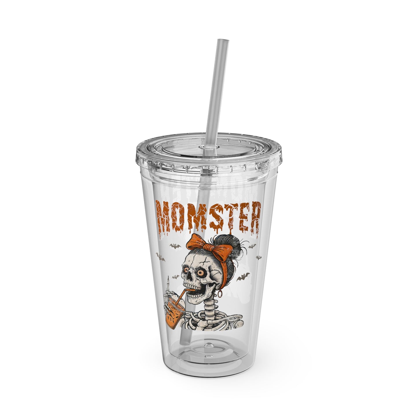 Halloween Momster Sunsplash Tumbler with Straw, 16oz