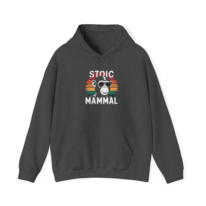 Stoic Mammal Primate Chillin' with Sunglasses Unisex Heavy Blend™ Hooded Sweatshirt