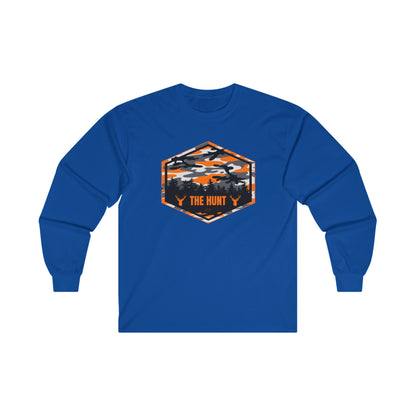 The Hunt 2024 Hunting ,Deer Camp, Family, Camping, Outdoors Event Long Sleeve Tee