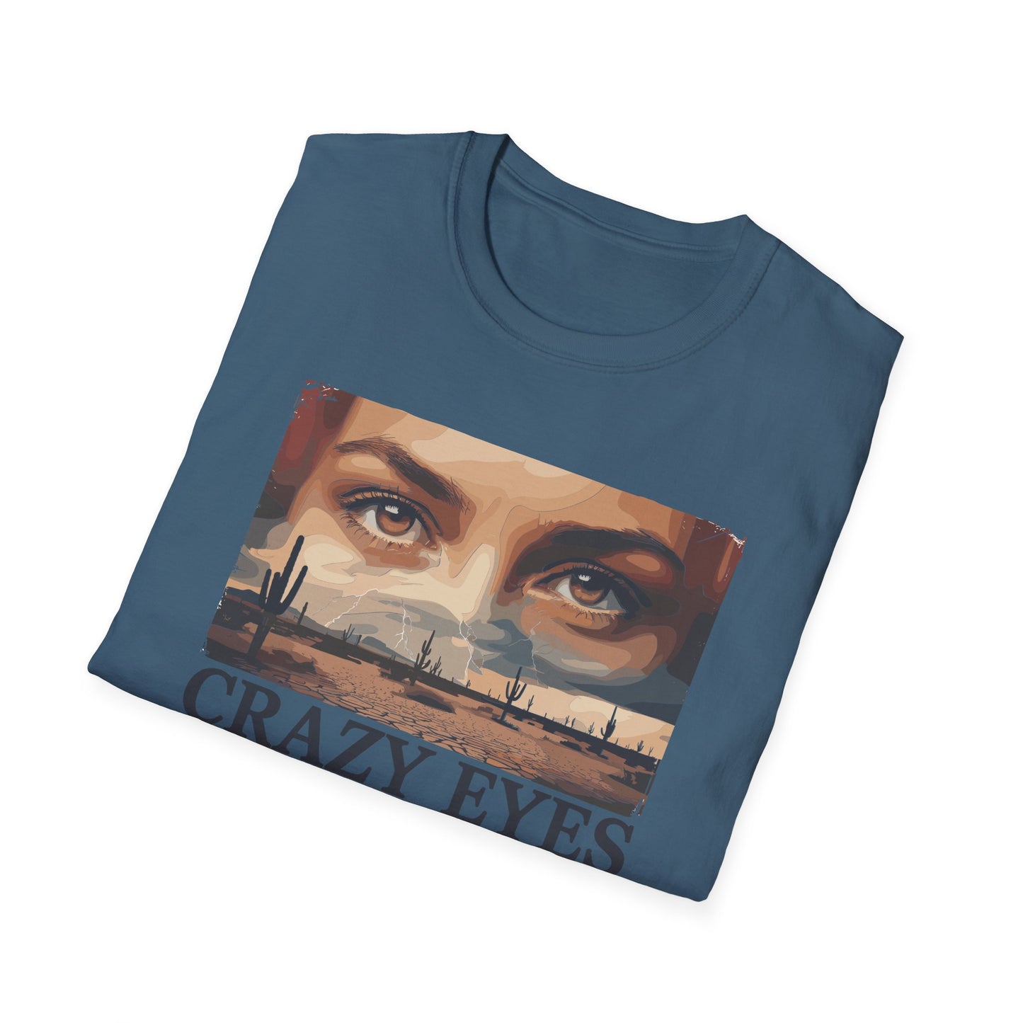 Her Crazy Eyes Can't Lie Unisex Softstyle T-Shirt