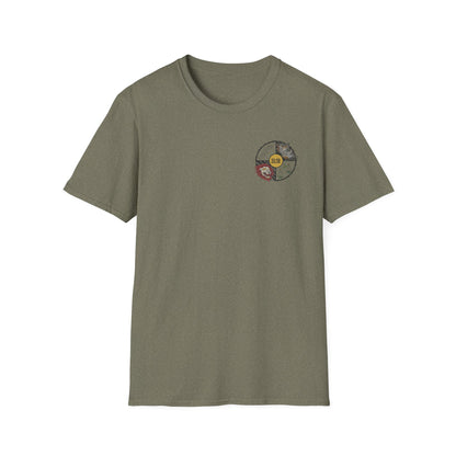 Warrior Spirit Samurai Bear T-Shirt Kanji Japanese Rising Sun Graphic Tee
