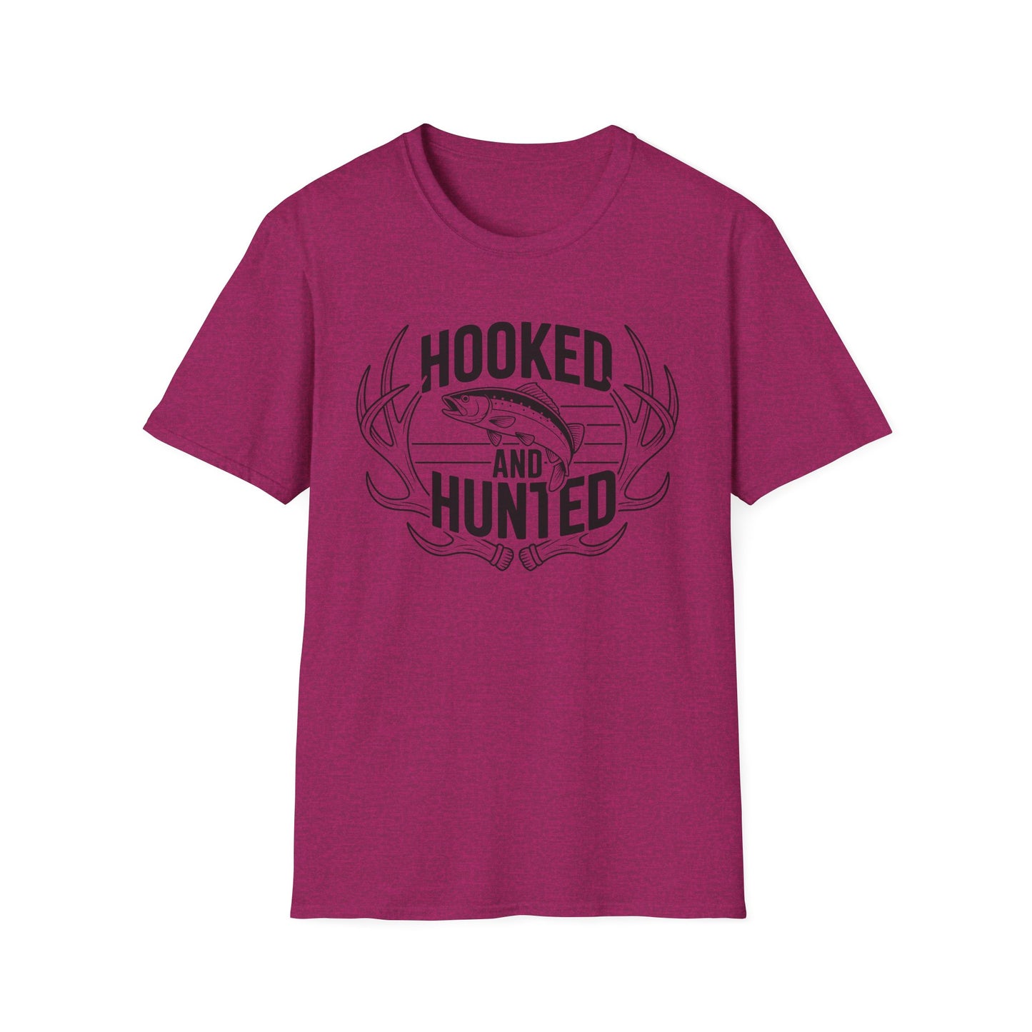 Hooked and Hunted Shield T Shirt