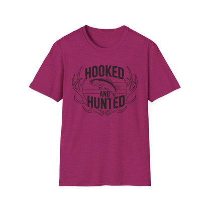 Hooked and Hunted Shield T Shirt