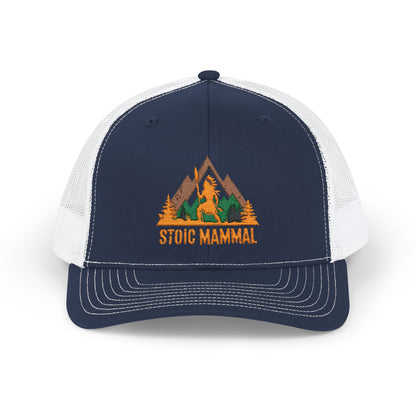 Stoic Mammal Ancient Hunter Logo Snapback Trucker Cap