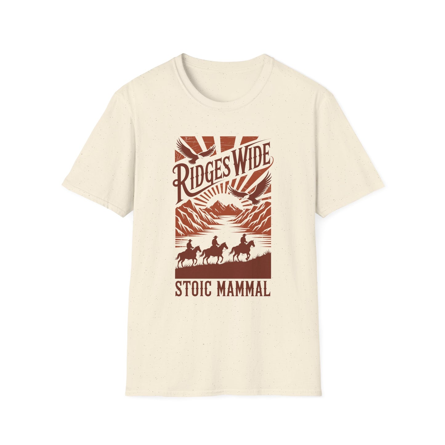 Ridges Wide Country Music Album Tee Stoic Mammal