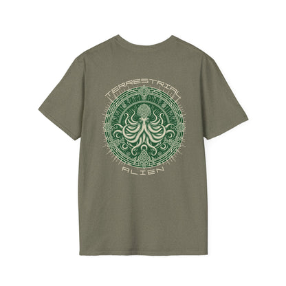 Terrestrial Alien Celtic Kraken Deep Knot Tee T-Shirt