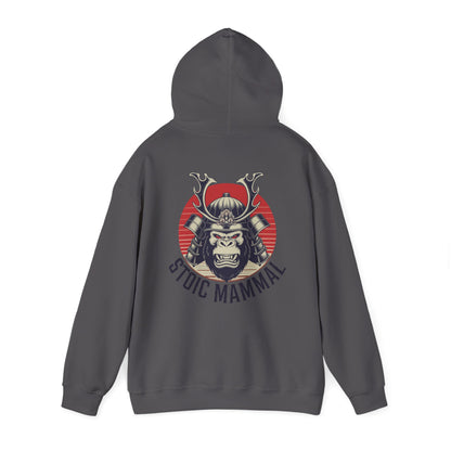 Samurai Primate Stoic Mammal Unisex Heavy Blend™ Hooded Sweatshirt