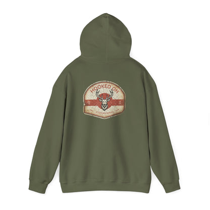Hooked On Elk Hunting Weathered AF Hoodie