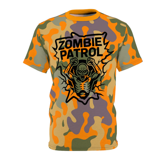 Zombie Patrol Zombie Camo Tee Bold Graphic Halloween Hardcore Parents