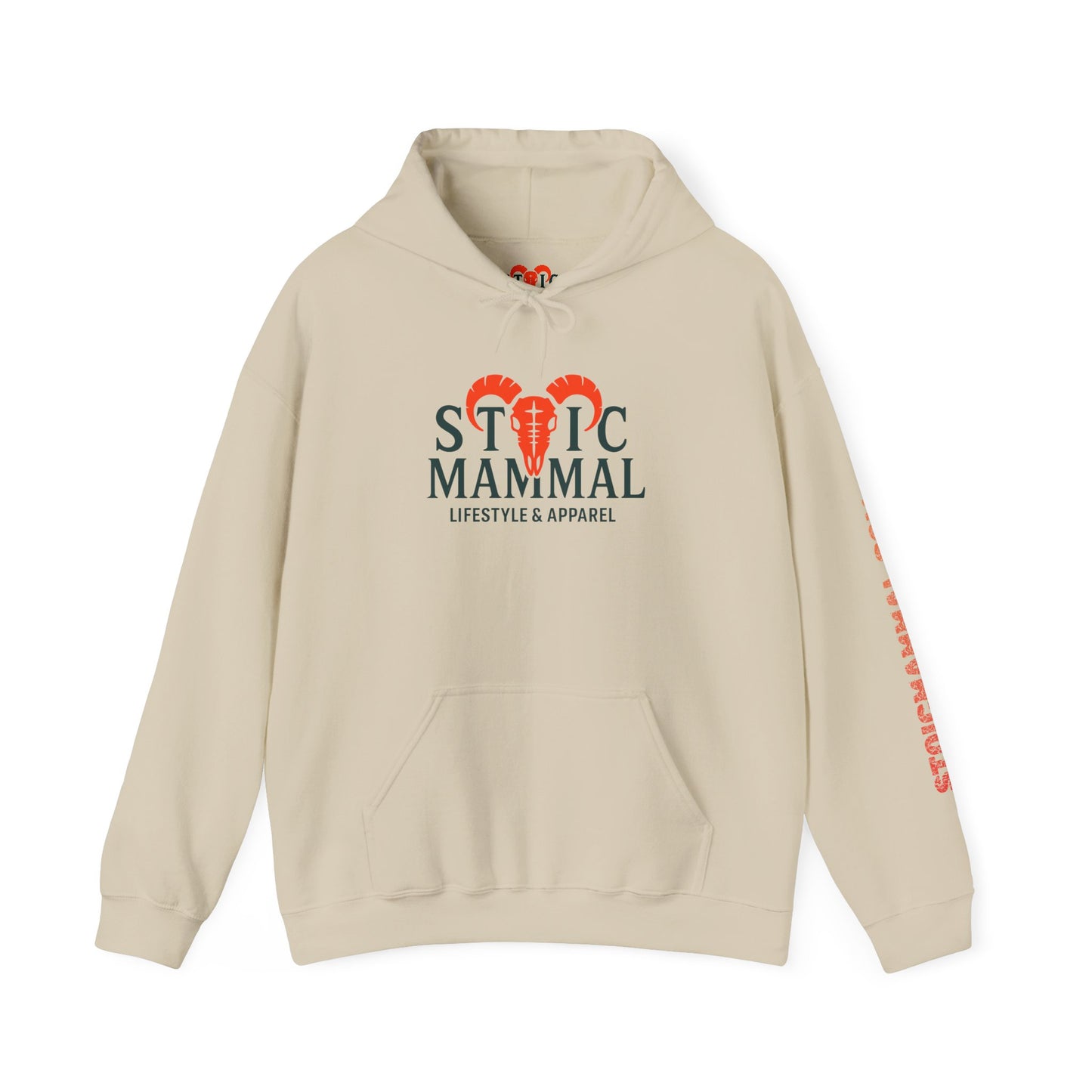 Gradient Sun Wolf Stoic Mammal Hoodie