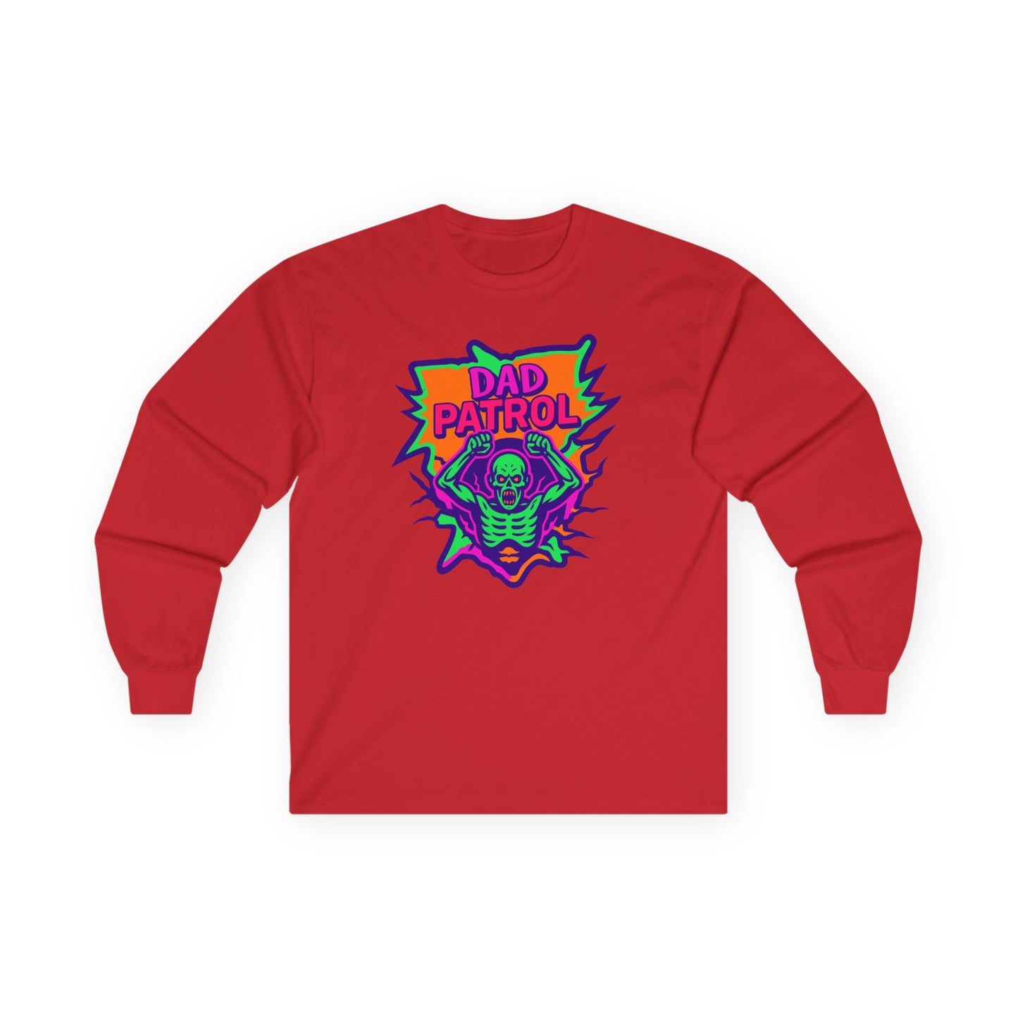 Halloween Dad Patrol Trick or Treat Zombie Graphic Tee