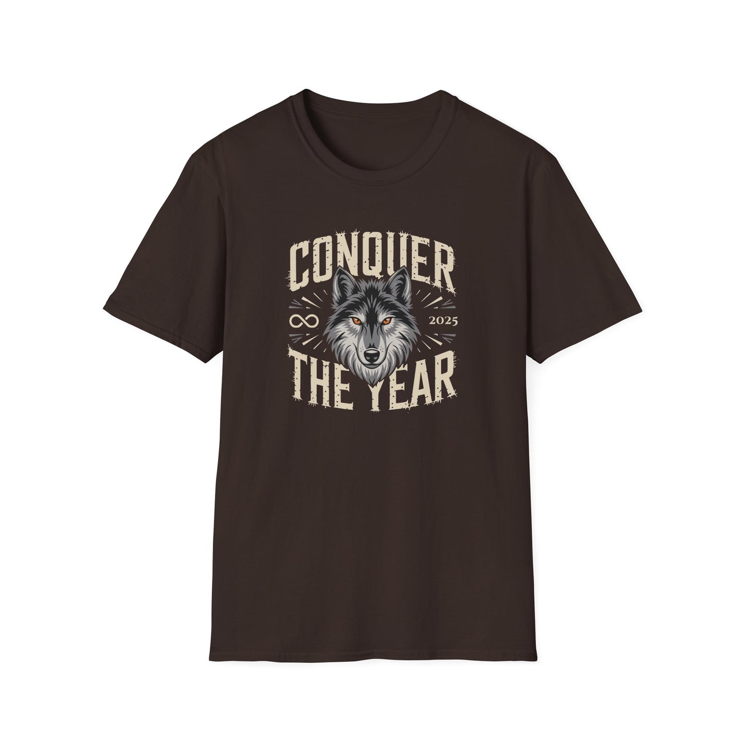 Stoic Wolf "Conquer the Year" version 2 Unisex Ultra Tee