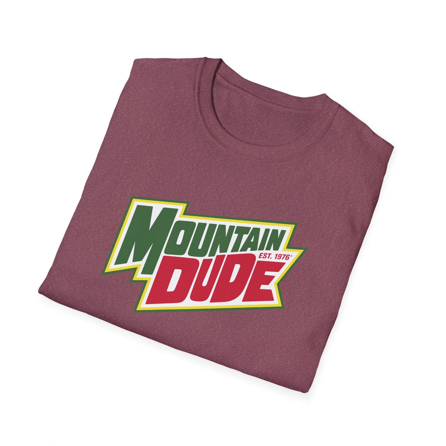 Mountain Dude Graphic T-Shirt, Unisex Tee for Outdoor Lovers, Casual Wear, Gift for Adventurers, Birthday Present, Summer Fashion