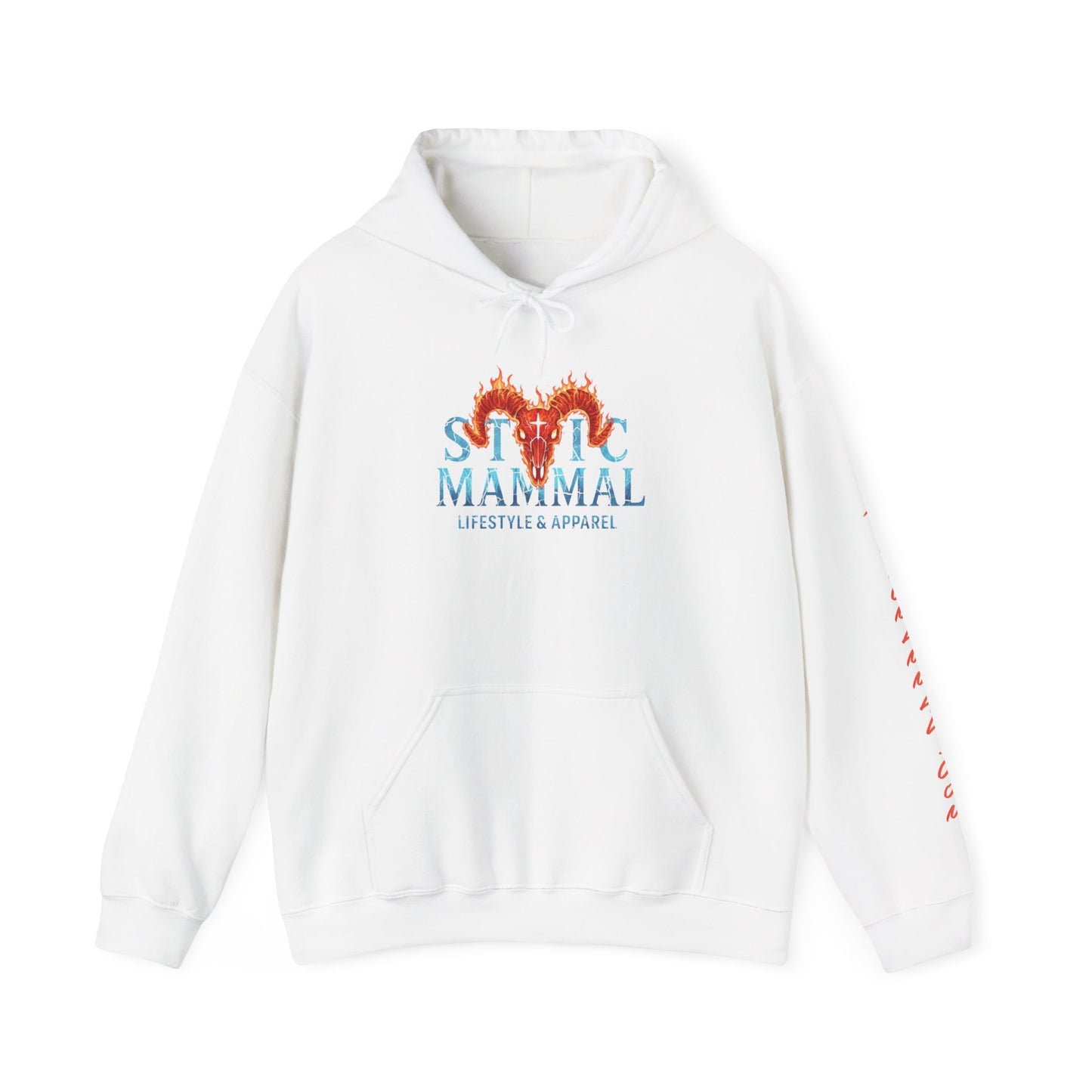 Fire and Ice Stoic Mammal Kanji Style Hoodie