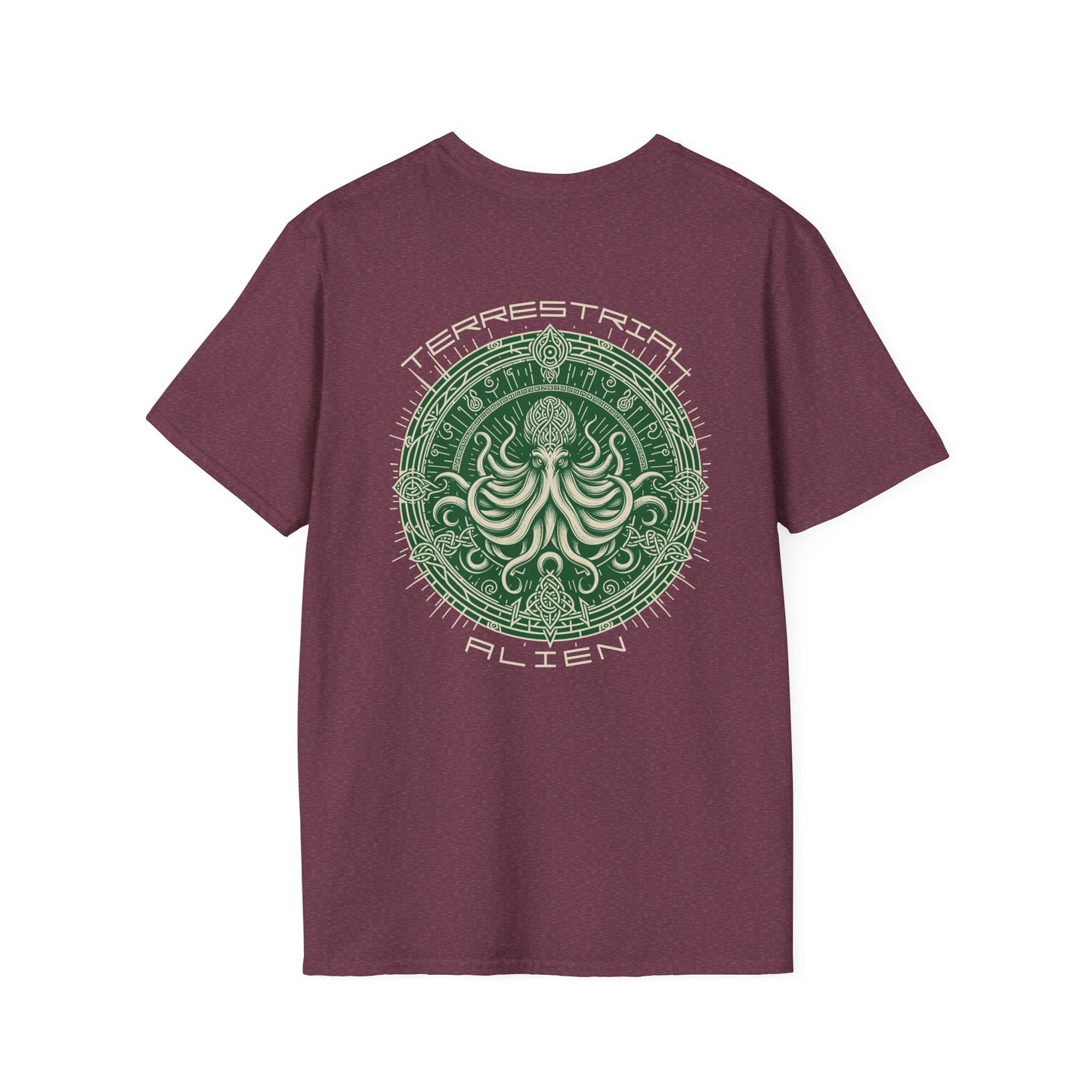 Terrestrial Alien Celtic Kraken Deep Knot Tee T-Shirt